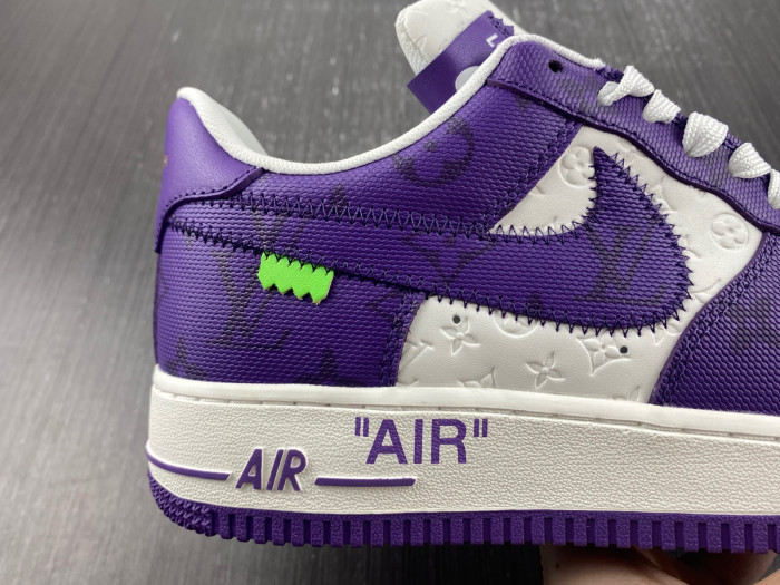 l**isV*t*n x nike air force lv purple 20230213
