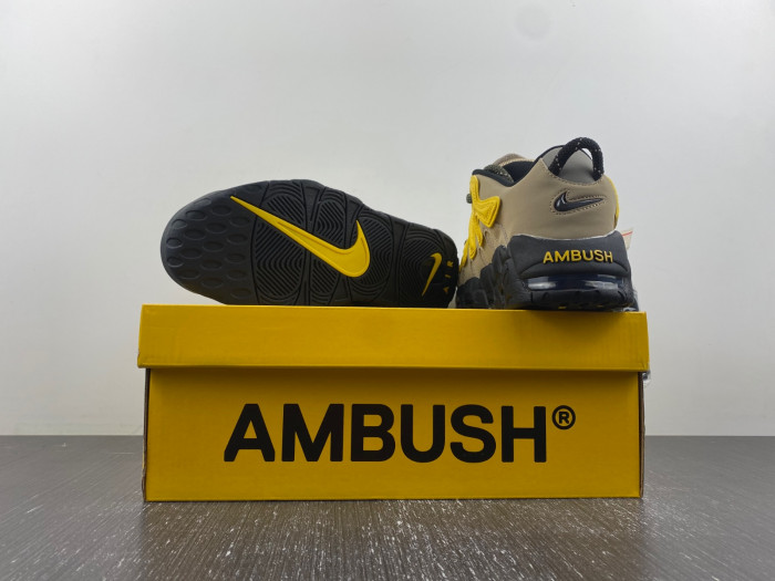 ambush x nike air more uptempo low “limestone” fb1299-200