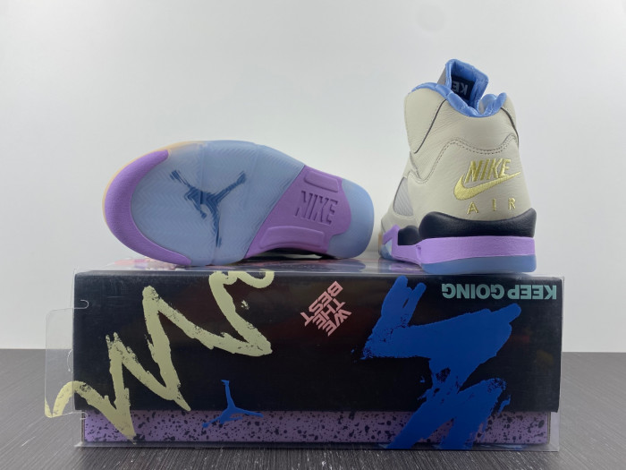 dj khaled x air jordan 5 “sail” dv4982-175