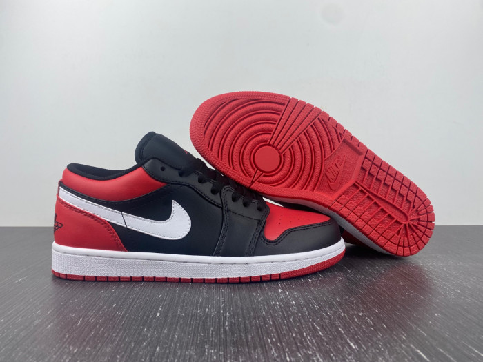 air jordan 1 low “alternate bred toe” 553558-066