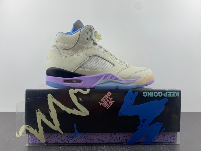 dj khaled x air jordan 5 “sail” dv4982-175