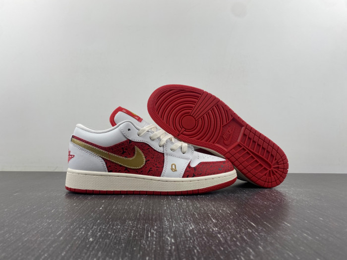 air jordan 1 low spades dj5185-100