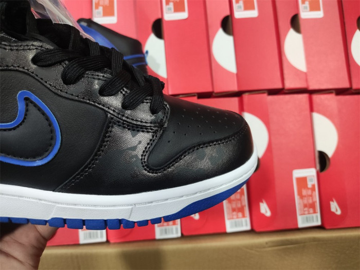 nike dunk high se camo black royal dd3359-001