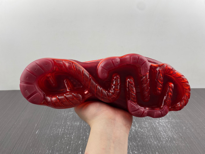 nike air vapormax 2023 flyknit triple red dv1678-600