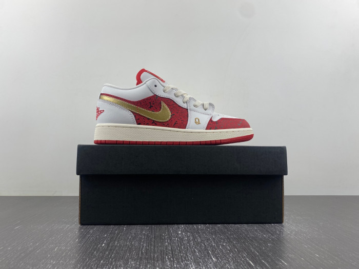 air jordan 1 low spades dj5185-100