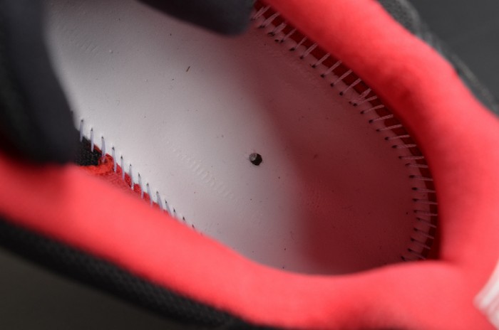 air jordan 11 retro low "bred" black/ red mens 528895-012