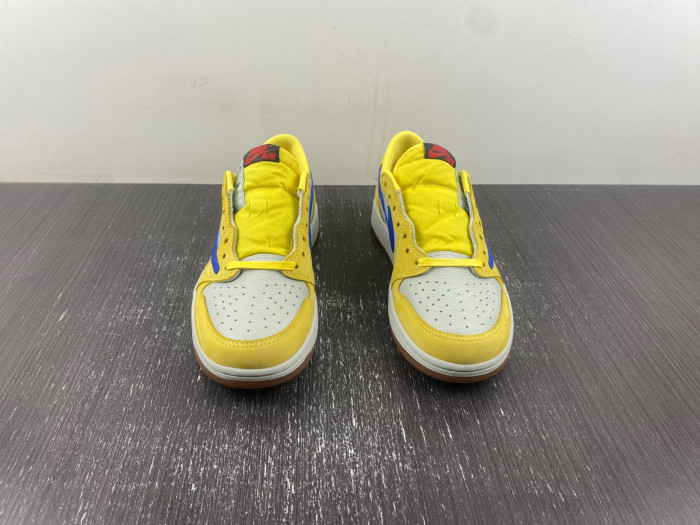 travis scott x air jordan 1 low og “canary” dz4137-700