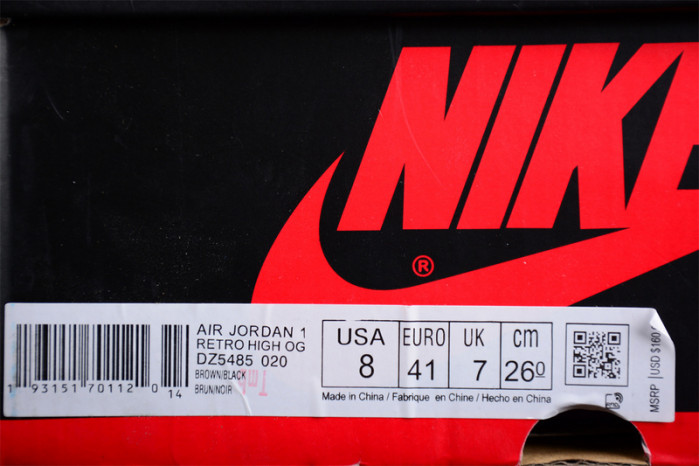 air jordan 1 high og “palomino” dz5485-020