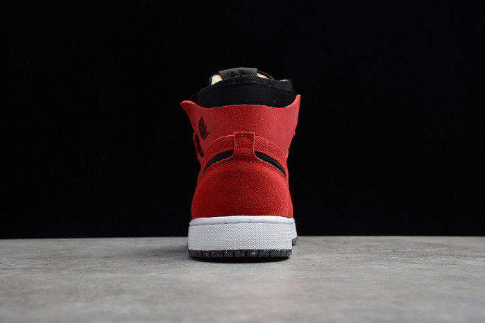 air jordan 1 high zoom air cmft red suede ct0978-600