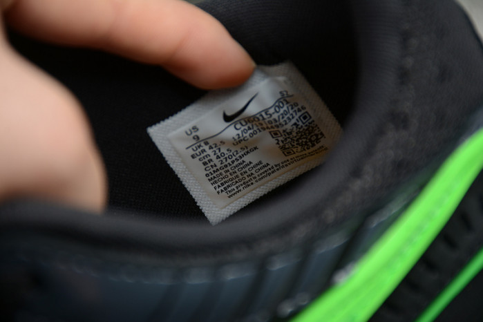 off-w x nike air rubber dunk “green strike” cu6015-001