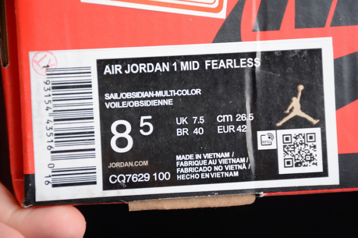 air jordan 1 mid se fearless melody ehsa cq7629-100