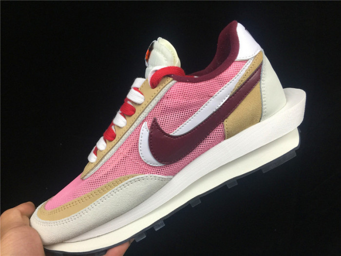 sacai x nike ldv waffle pink bv0073-500