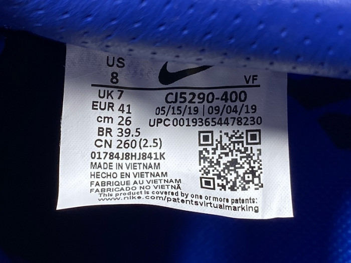 clot nike air force 1 blue silk cj5290-400