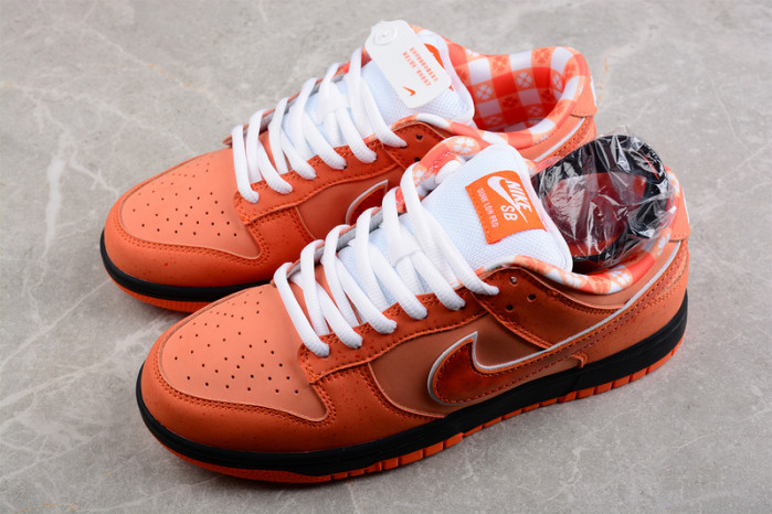 concepts x nike sb dunk low "orange lobster" fd8776-800