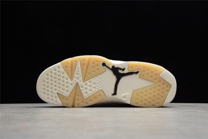 air jordan 6 retro quai54 sail black cz4152-101