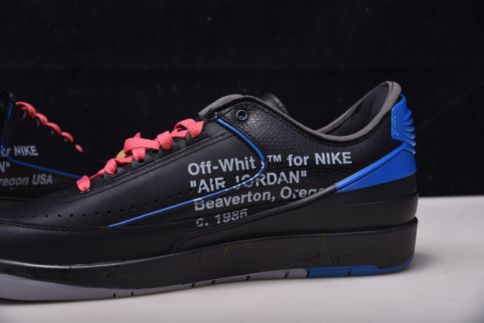 air jordan 2 retro low sp black blue dj4375-004