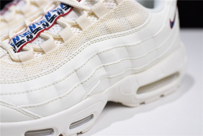 nike air max 95 tt "pull tab" white/ gym blue - gym red aj1844-101
