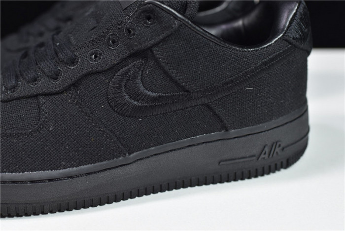 nike air force 1 low stussy black cz9084-001
