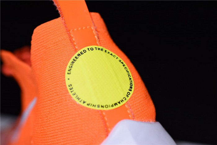 nike x ow zoom fly mercurial flyknit total orange ao2115-800