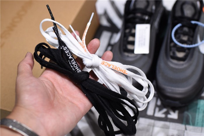 ow nike air max 97 black aj4585-001