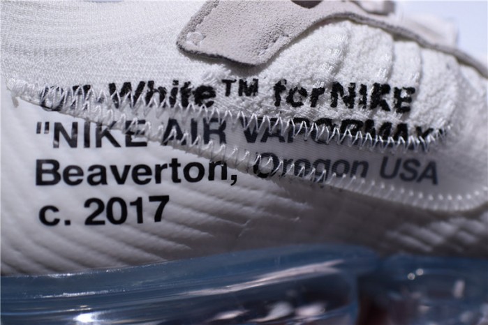 ow nike air vapormax 2018 white aa3831-100