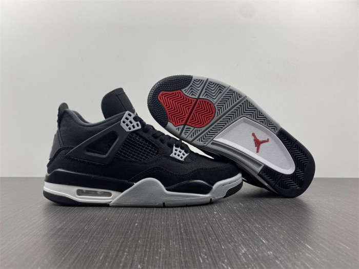 air jordan 4 “black canvas” dh7138-006