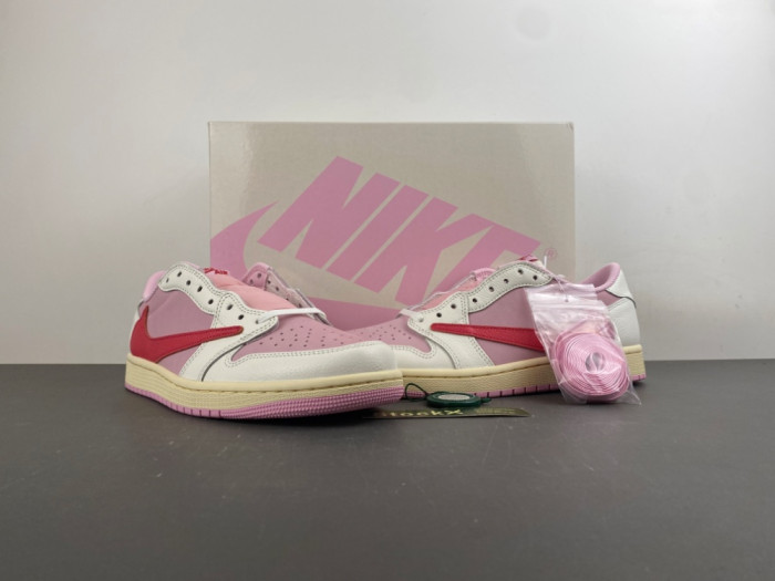 Air Jordan 1 Retro Low Travis Scott Shy Pink IQ7604-101