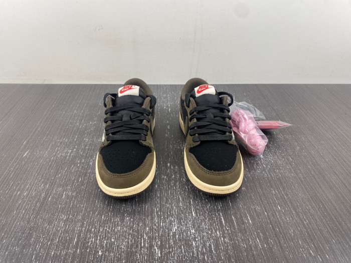 TRAVIS SCOTT X AIR JORDAN 1 LOW “MOCHA” KIDS CQ4277-001