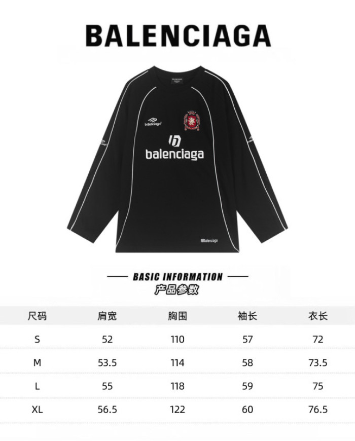 Balenciag* LONG SLEEVES Bh039