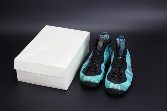 Nike Air Foamposite One “Northern Lights” Black/Green mens 840559-001