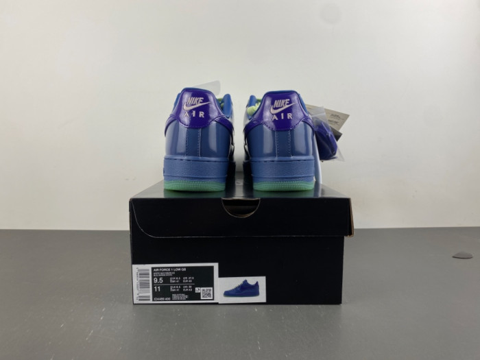 Nike Air Force 1 Low Patent Leather Mystic Navy Grape Ice IO4489-400