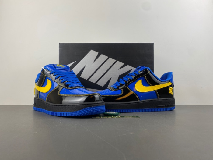 Nike Air Force 1 Low Syna Central Cee Black Optic Yellow IQ1402-010