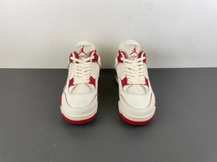 Air Jordan 4 Retro Pale Ivory Sierra Red HV0823-108