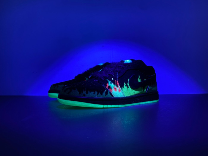 Air Jordan 1 Low Halloween Fortune Fly HQ3442-001